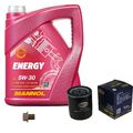 SCT Germany Inspektionspaket MANNOL Energy 5W-30 5L für Toyota Lexus MINI 1.4