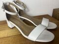 Tamaris Damen Sandalen Sandaletten Pumps High Heels weiß Gr. 39