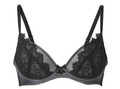 Damen - Dessous - GOSSARD - VIP Eyelash Bügel-BH schwarz Gr. 80E/80F/75J - #U4