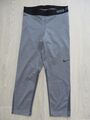 Neuwertige Nike Pro Leggings Dri-Fit Gr. M Grau - kaum getragen