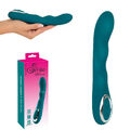 Silikon G-Punkt-Vibrator mit Rotation + 10 Vibration + Wasserdicht Sexspielzeug