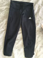 adidas own the run 3/4 Damen schwarze Leggings, Gr. S, neu