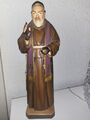 Pater Pio Figur aus Holz 30 cm - handbemalt (NEU)