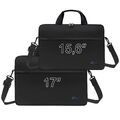 ARLI Laptoptasche 15 15,6 16 17 Zoll mit Trolleyband Umhängetasche Handtasche