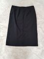 Damen Rock Gr. XS 34 Schwarz Damen-Skirt Midi Businessrock Elegant 💗