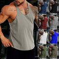 Herren Tanktop Muskelshirt Bodybuilding Fitness Sport Achselshirt Weste T-Shirt