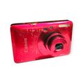 Canon IXUS 100 IS Red Digital Camera, TESTED, 12 MP sichtbare Gebrauchsspuren