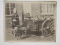 Hunde Milch Lieferwagen Belgien um 1890 Foto