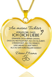 Kette Herz Halskette Für Damen Mädchen, Mutter Tochter Kette Geschenk an Meine T