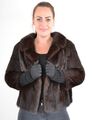 A1720 NERZ JACKE ECHT PELZ PELZJACKE NERZ MANTEL - REAL MINK FUR JACKET