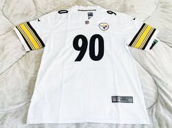 Men's Pittsburgh Steelers #90 SportShirt Stitched DE Big & Tall Size