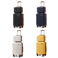 13+20 Zoll ABS-Hartschalen-Kofferset mit 4 Rädern, Koffer und Kosmetiktasche  