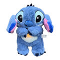 Lilo Blue Stitch Breathing Musical Soothing Doll Sleep Anxiety Relief Plush Toys