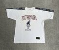 CHAMPION Vintage T-Shirt Medium USA Olympia 1996 Atlanta 90er Logo 7920 Weiß