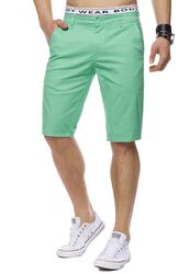 Herren Chino Shorts Bermuda stretch Slim Fit Chinoshorts kurz elegant kurze