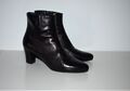 PRADA * hochwertiges Ankle Boots Stiefeletten Schwarz Leder Größe 41