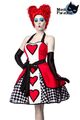 Filmfigur Red Queen Queen of Hearts Fasching Karneval Damenkostüm Alice Gr M