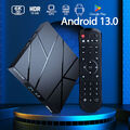 2024 Smart TV BOX 128GB 4GB Android 13 WIFI6 Netzwerk Media Player Quad Core DE