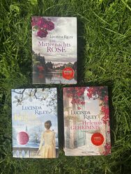 3 x Lucinda Riley, Der Engelsbaum, Helenas Geheimnis,Mitternachts Rose