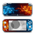 Nintendo Switch Lite Aufkleber Feuer Schutzfolie Cover Design R203