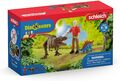 schleich 41465 Tyrannosaurus Rex Angriff, für Kinder ab 5-12 Jahren, DINOSAURS -