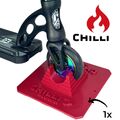 Chilli Pro Stunt-Scooter Ständer für 100 110 125mm Trick Tret Roller Rollen Rot