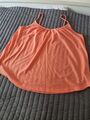 H&M Damen Top  orange Gr. M, 95% Baumwolle+5% Elasthan