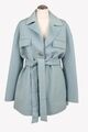 Pinko Damen Jacke Gr. 38 (IT 44) Blau NEU Einfache Jacke  Mantel