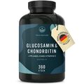 Glucosamin Chondroitin Hochdosiert - 360 Kapseln (790 mg) - TRUE NATURE®