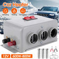 800W Auto Heizung Heizlüfter Standheizung Luftheizung KFZ Truck Defroster 3 Loch