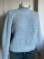 H&M Pullover Pulli Strick Hellblau Größe L