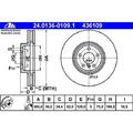 ATE 24.0136-0109.1 Bremsscheiben 2 Stück für BMW