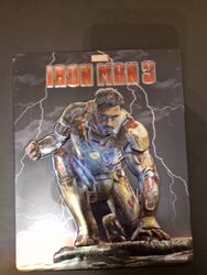 Marvel Iron Man 3 Limited Edition Blu-Ray Steelbook mit Prägung gebraucht