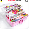 3000+Pcs Bastelset Für Kinder Bastelbox Bastelmaterial Set,Bastelkoffer Gehören 