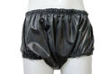 Schwarz Latex Schlüpfer Baggy Höschen Hose Unterwäsche Unisex Gummi Panty Herren Damen