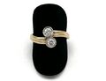 585/- 14kt Gold Ring, Diamanten, ca. 0,40 ct, Gr. 61, Damen, guter Zustand.