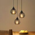 ZMH Vintage Pendelleuchte Esstischlampe Hängelampe Höhenverstellbar Wohnzimmer 