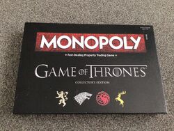 Monopoly Game of Thrones Sammleredition Familienbrettspiel neu geöffnete Box