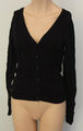 VERO MODA Cardigan Strick Jacke Gr. S 36 TOP Schwarz