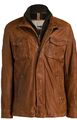 Milestone Lederjacke lang Herren Lammnappa toller Schnitt Vintage UVP 399,-