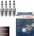 4x BOSCH Zündkerze 0242229878 FLR8LDCU+ 4 Zylinder 0 242 229 878 4Set 0242229654