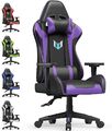 Gaming Stuhl Chair mit Kopfstütze Racing Bürostuhl Schreibtischstuhl Drehstuhl