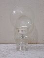 Space Age Design Windlicht Kerzenhalter Eisglas Cubic Glass Vintage um 1970