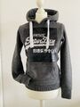 ☆SUPERDRY☆ Sweatshirt Hoodie Mädchen/Damen  grau Gr.XXS (160)