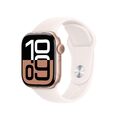 Apple Watch Series 10 GPS 42mm Aluminium rose gold Sportarmband light blush -...