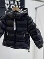 Kinder Jungen Mädchen Winter Kapuze Hoodie Mantel Parka Stepp Daunen Jacke Coat