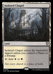 *MtG: ISOLATED CHAPEL - Commander: Outlaws of Thunder Junction Rare*