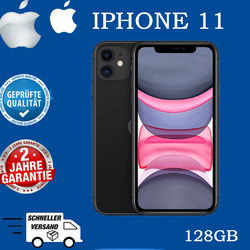 NEU Apple iPhone 11 - 128GB - Schwarz (Ohne Simlock) Versiegelte OVP Smartphone