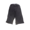 Zara, Jeans Shorts, Größe: 44, Schwarz, Elasthan/Baumwolle, Einfarbig #4uk