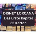 25x Disney Lorcana Karten Das erste Kapitel TCG Sammlung HOLO Deutsch DE